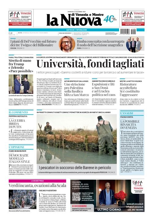 Prima-pagina-la_nuova_di_venezia_e_mestre-edizione-di-oggi-2024-12-08