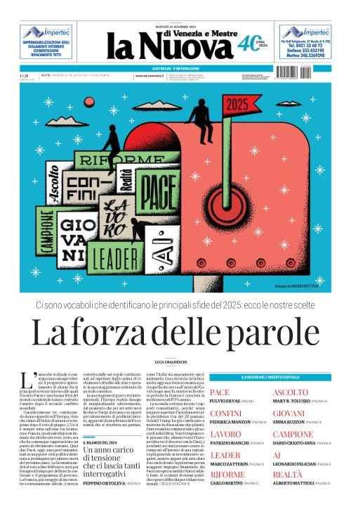 Prima-pagina-la_nuova_di_venezia_e_mestre-edizione-di-oggi-2024-12-24