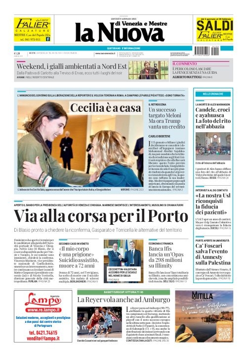 Prima-pagina-la_nuova_di_venezia_e_mestre-edizione-di-oggi-2025-01-09