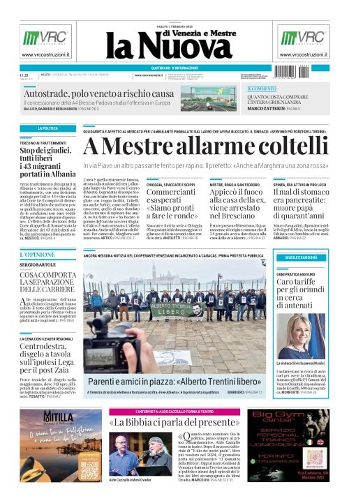 Prima-pagina-la_nuova_di_venezia_e_mestre-edizione-di-oggi-2025-02-01