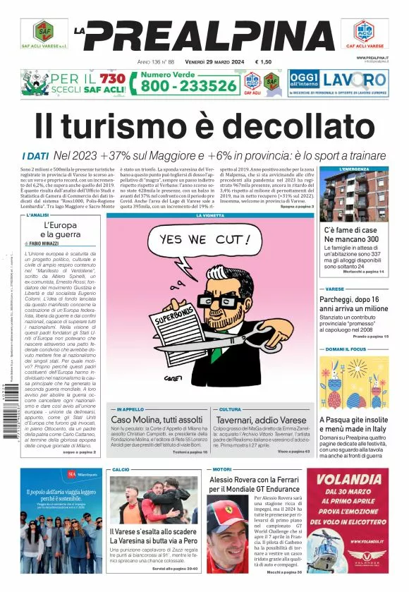 Prima-pagina-la-prealpina-oggi-oggi-edizione-del-2024-03-29