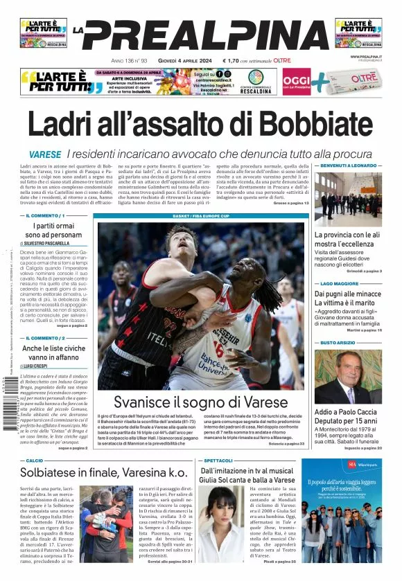 Prima-pagina-la-prealpina-oggi-oggi-edizione-del-2024-04-04