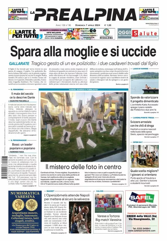 Prima-pagina-la-prealpina-oggi-oggi-edizione-del-2024-04-07