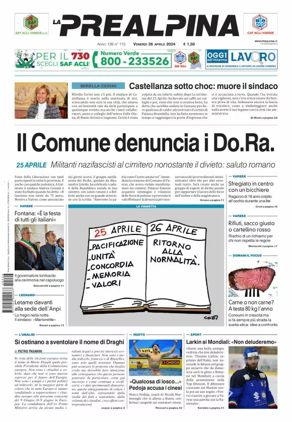 Prima-pagina-la-prealpina-oggi-oggi-edizione-del-2024-04-26