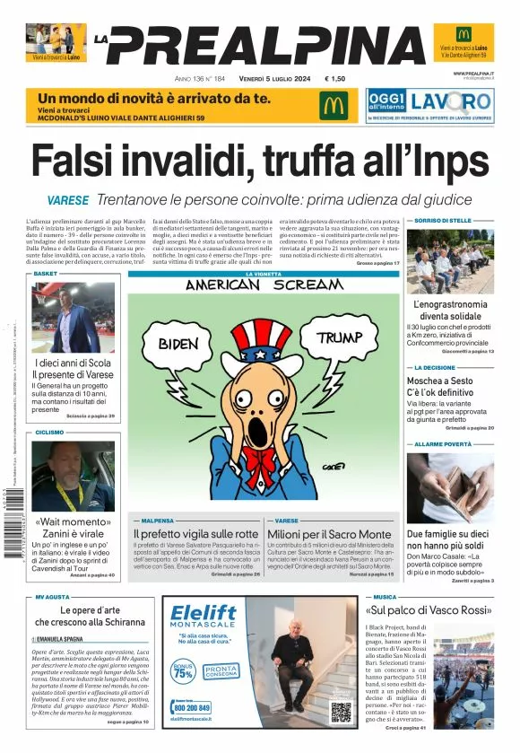 Prima-pagina-la-prealpina-oggi-oggi-edizione-del-2024-07-05