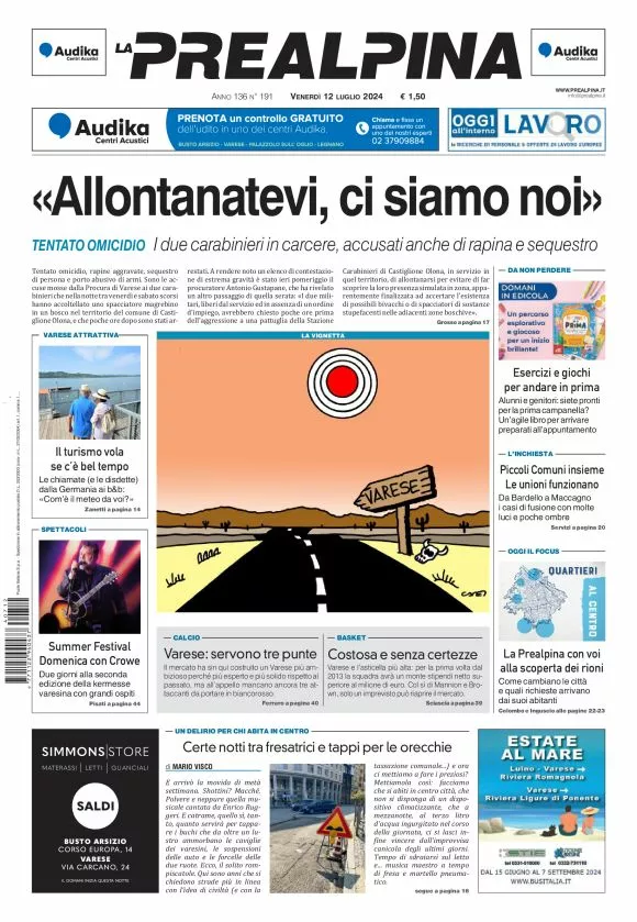 Prima-pagina-la-prealpina-oggi-oggi-edizione-del-2024-07-12