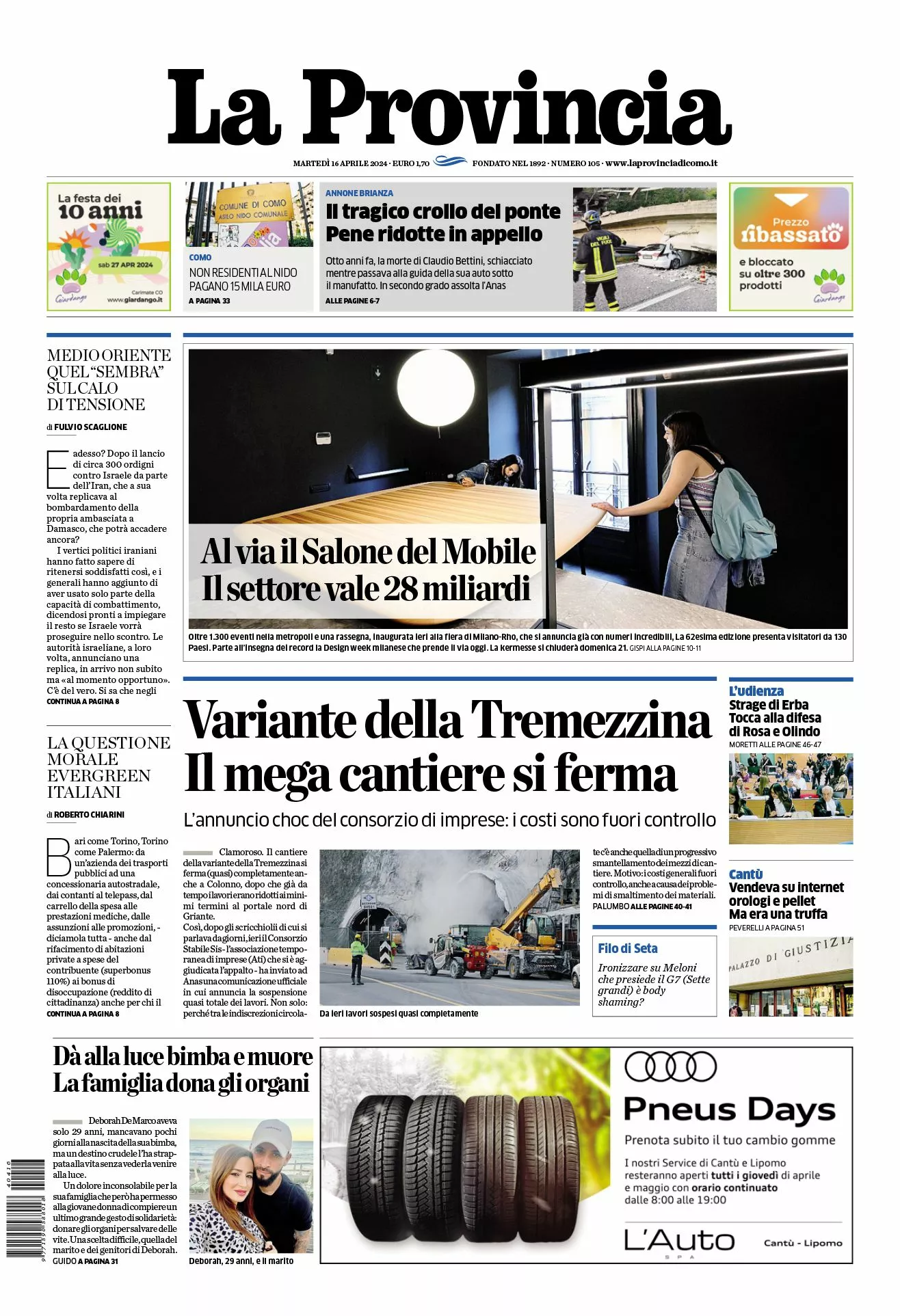 Prima-pagina-la-provincia-oggi-oggi-edizione-del-2024-04-16