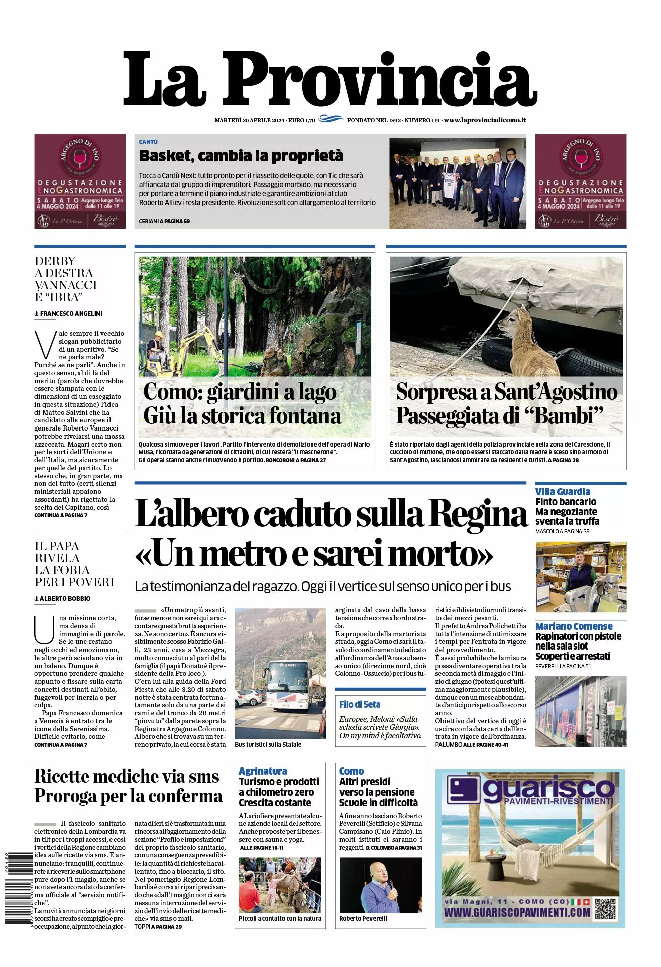 Prima-pagina-la-provincia-oggi-oggi-edizione-del-2024-04-30