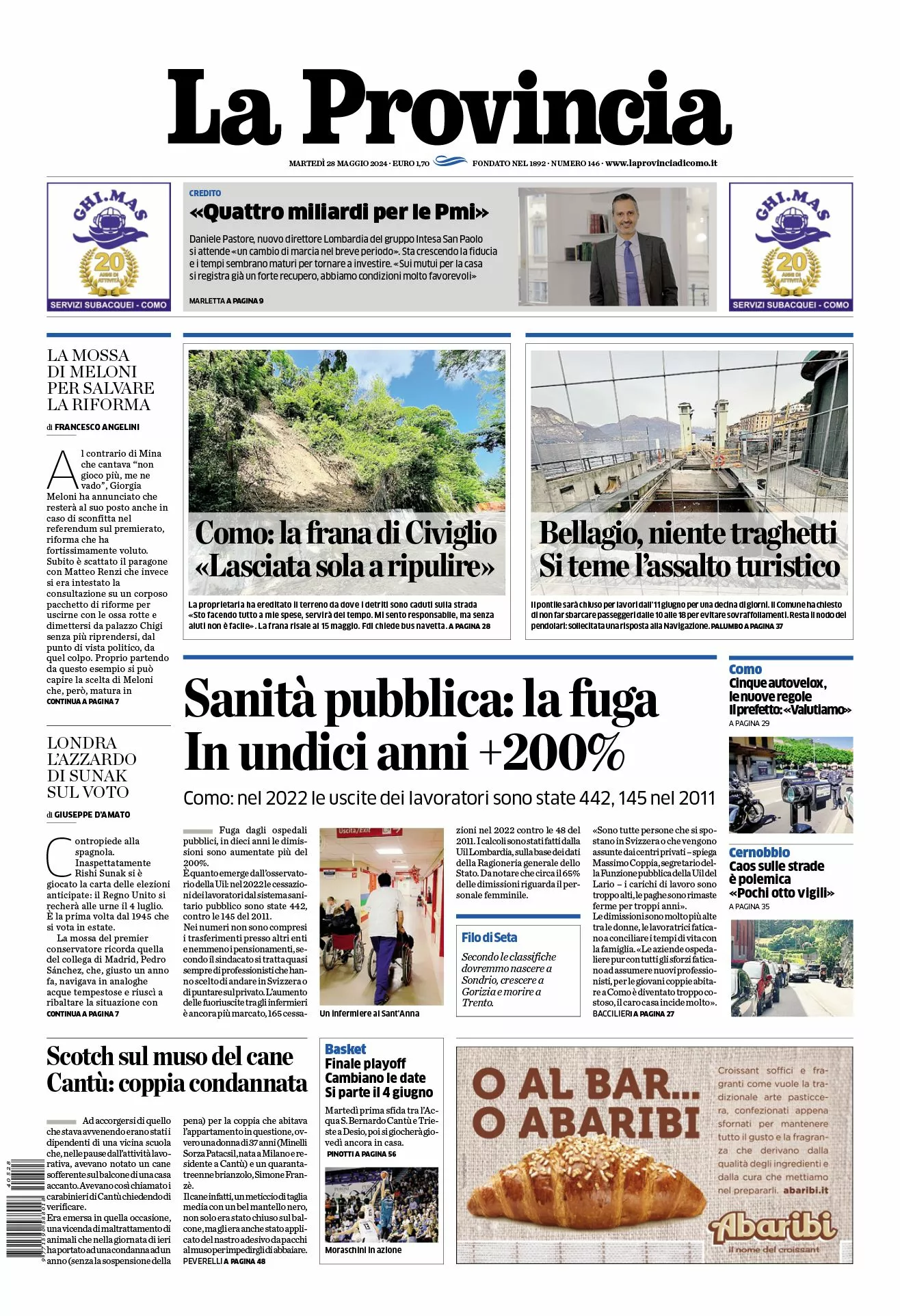 Prima-pagina-la-provincia-oggi-oggi-edizione-del-2024-05-28