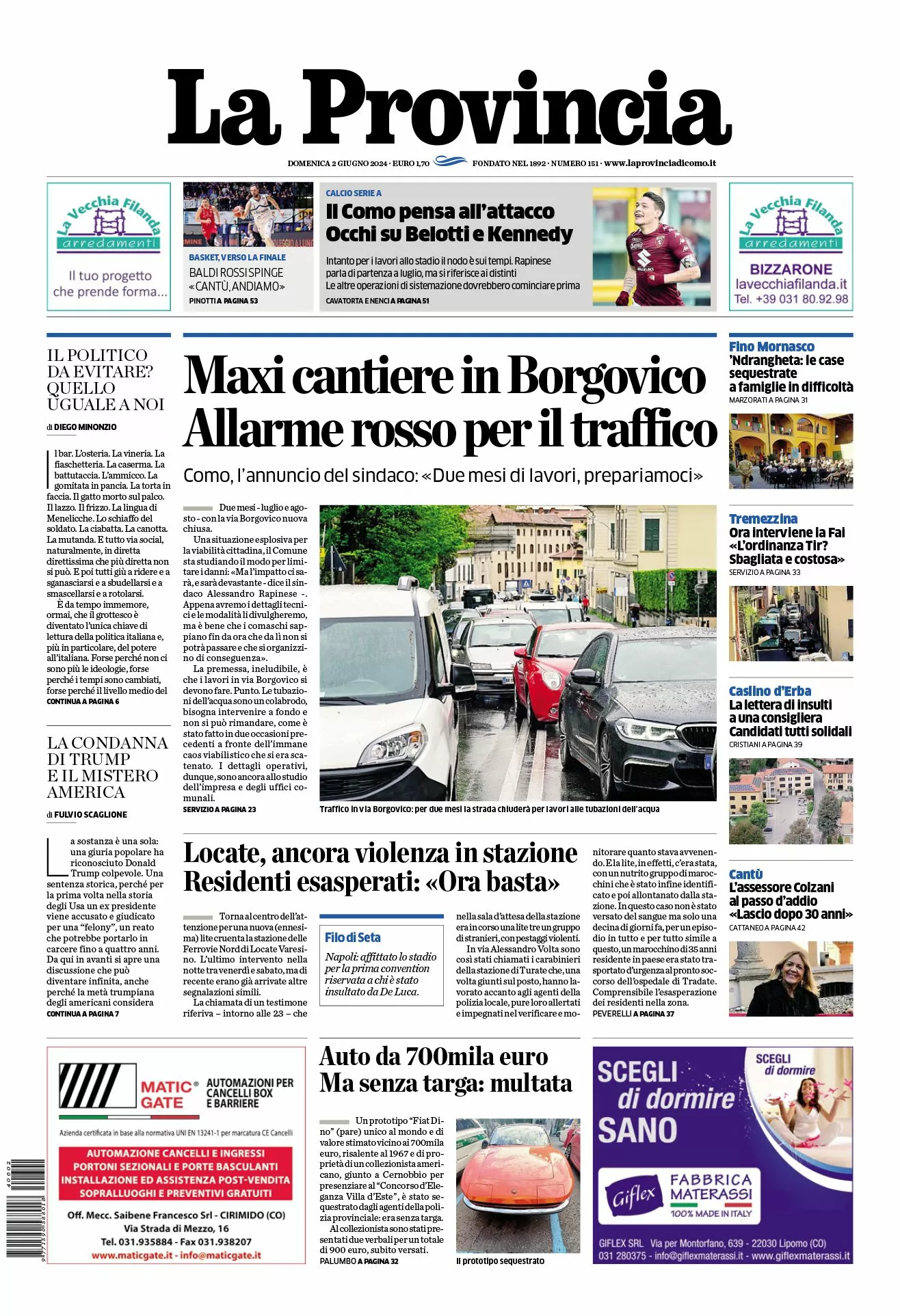 Prima-pagina-la-provincia-oggi-oggi-edizione-del-2024-06-02