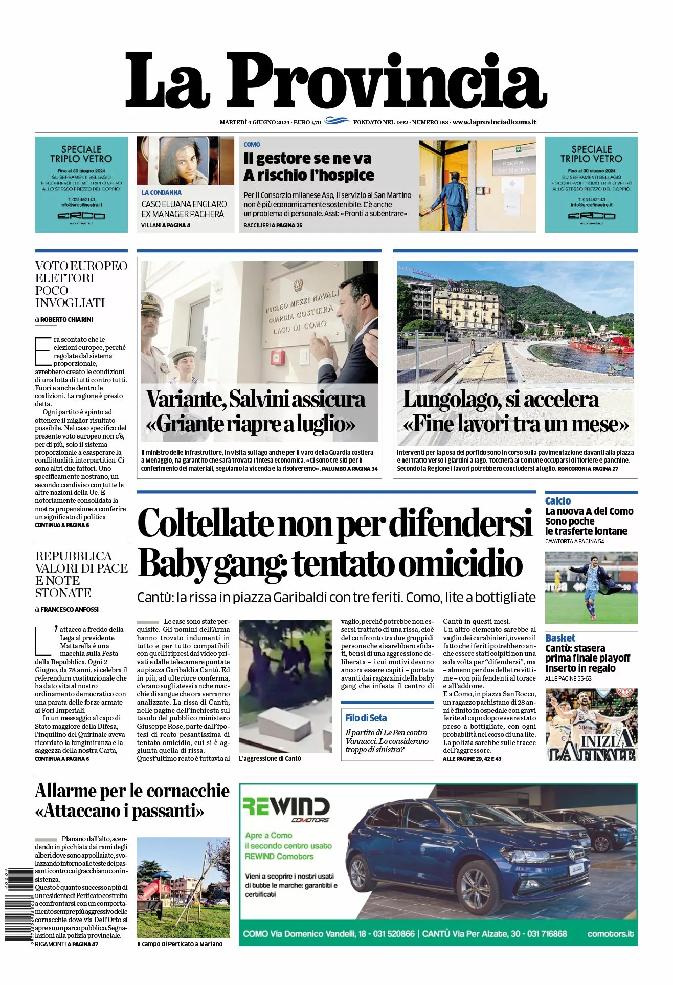 Prima-pagina-la-provincia-oggi-oggi-edizione-del-2024-06-04