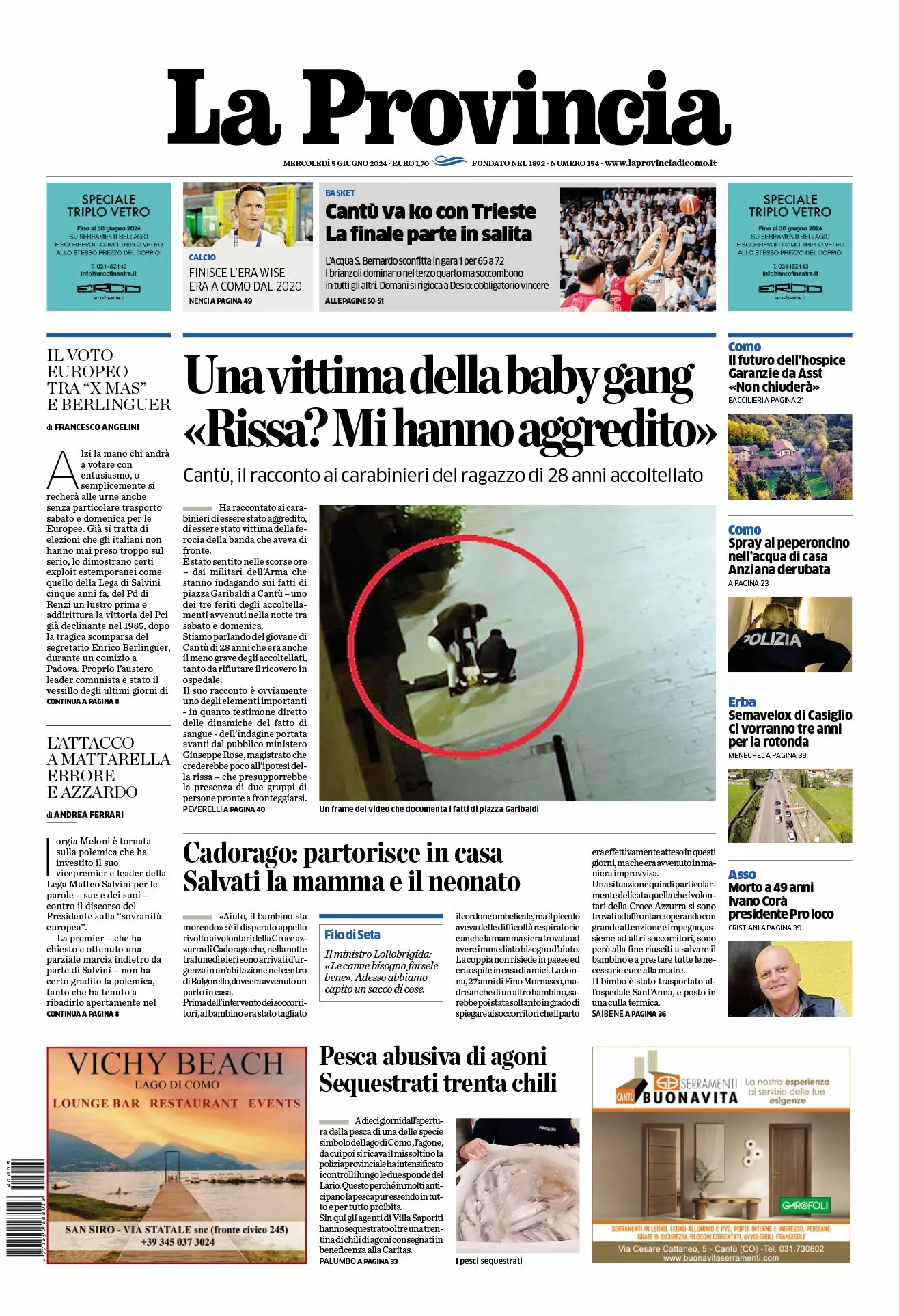 Prima-pagina-la-provincia-oggi-oggi-edizione-del-2024-06-05