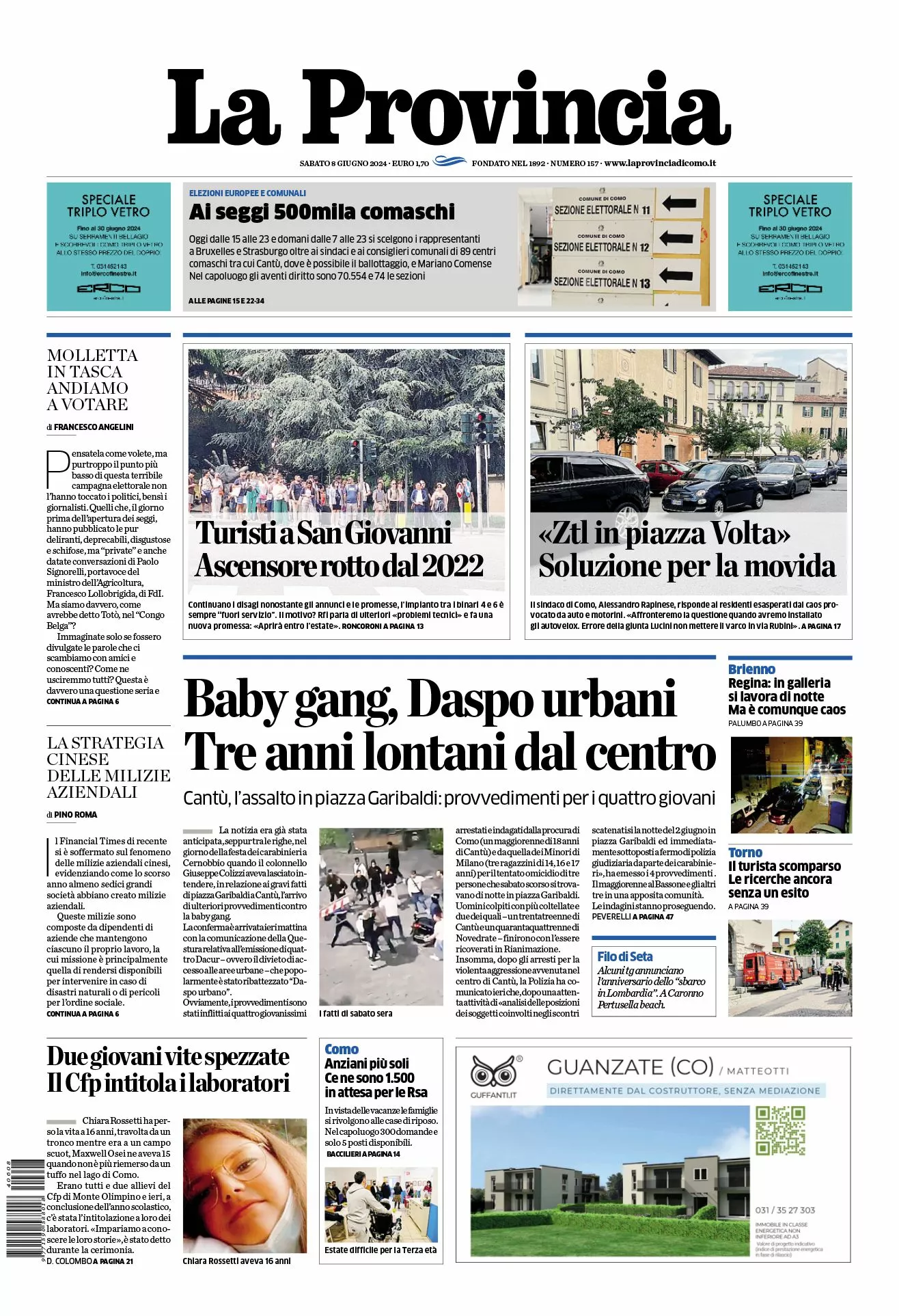 Prima-pagina-la-provincia-oggi-oggi-edizione-del-2024-06-08