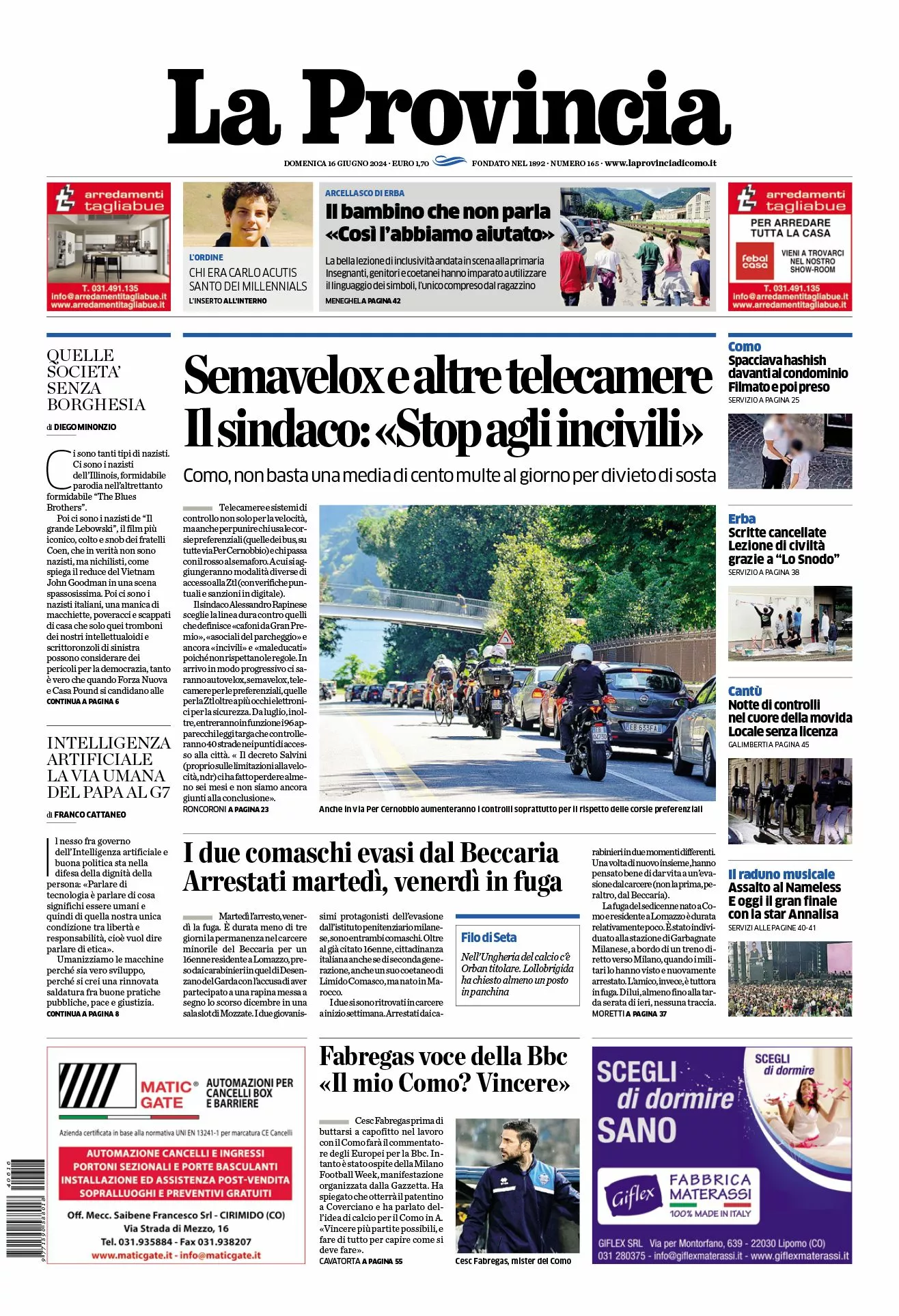 Prima-pagina-la-provincia-oggi-oggi-edizione-del-2024-06-16