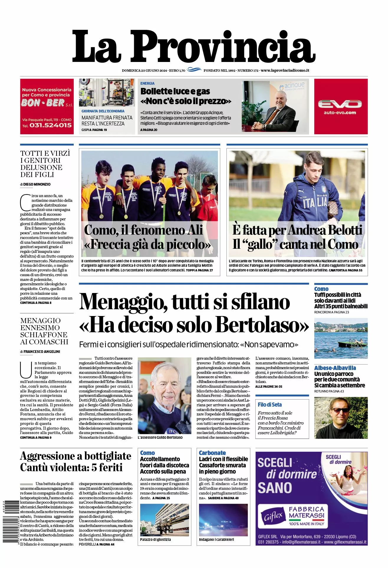 Prima-pagina-la-provincia-oggi-oggi-edizione-del-2024-06-23