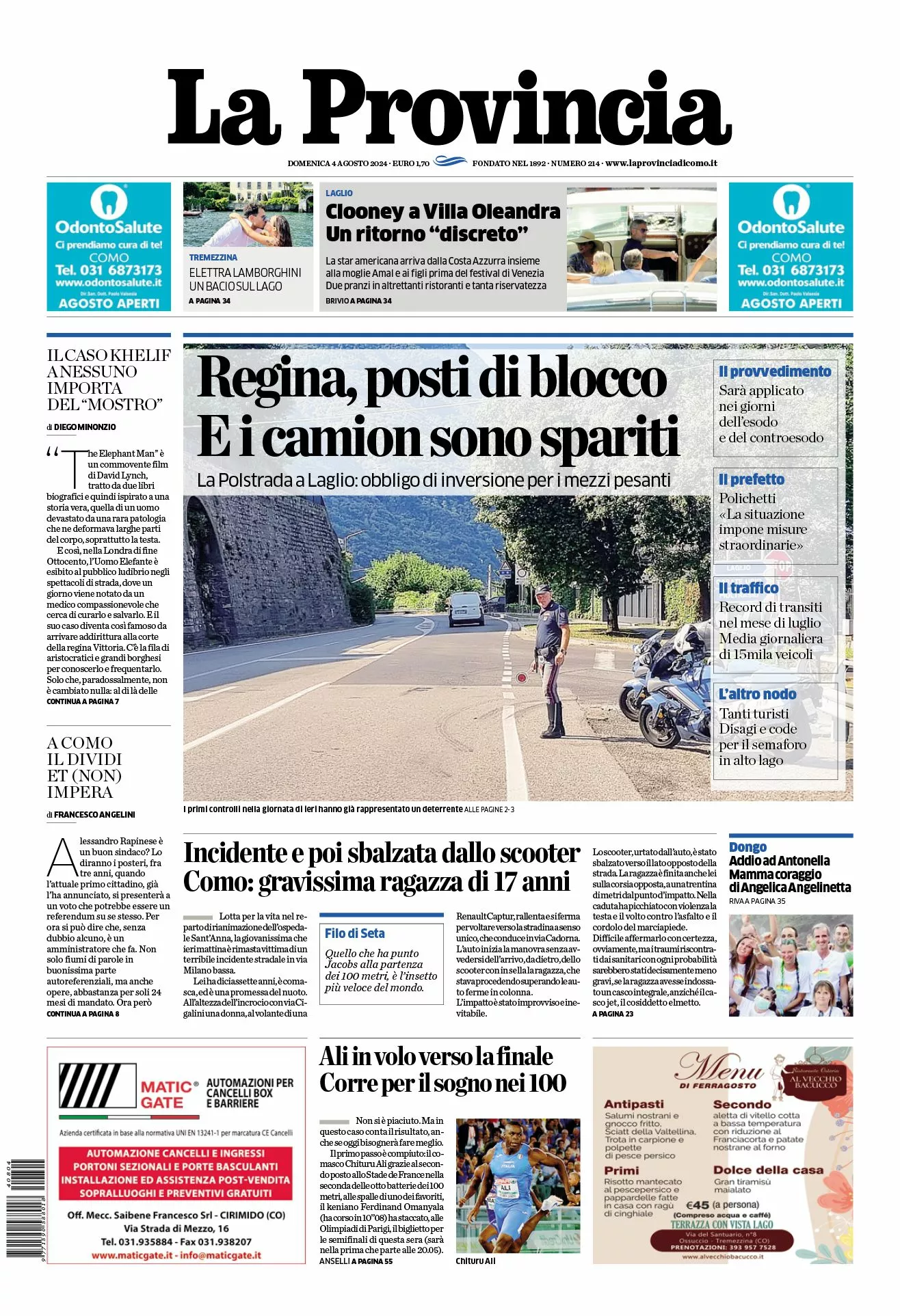 Prima-pagina-la-provincia-oggi-oggi-edizione-del-2024-08-04