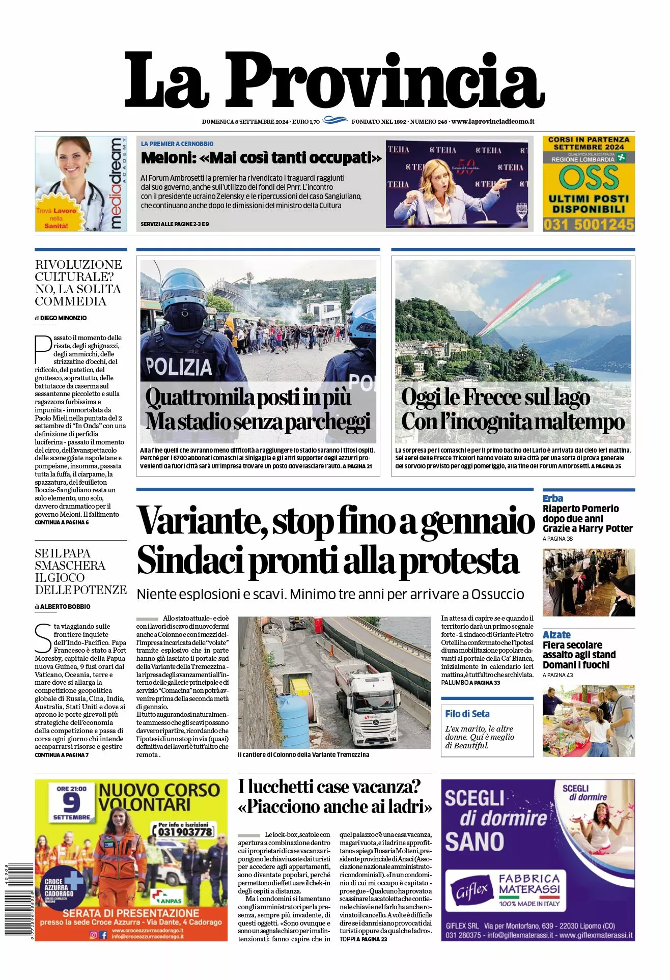 Prima-pagina-la-provincia-oggi-oggi-edizione-del-2024-09-08