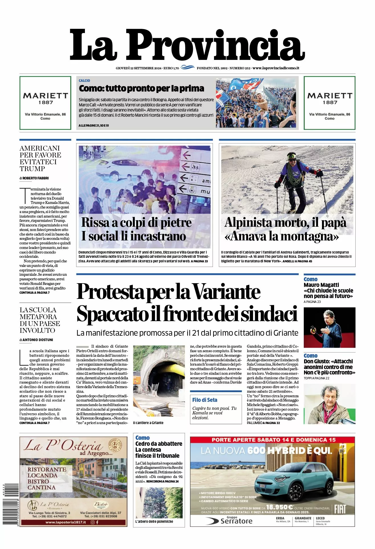 Prima-pagina-la-provincia-oggi-oggi-edizione-del-2024-09-12