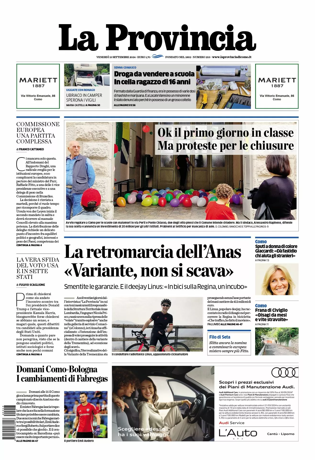 Prima-pagina-la-provincia-oggi-oggi-edizione-del-2024-09-13