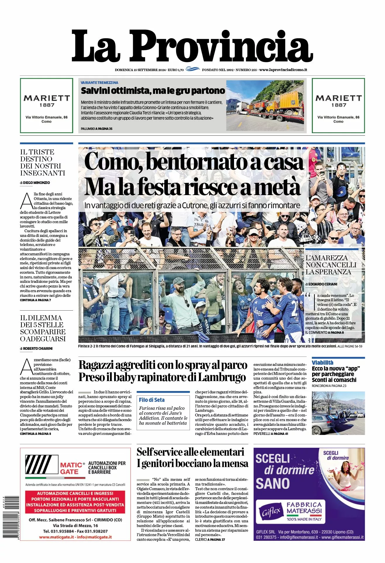 Prima-pagina-la-provincia-oggi-oggi-edizione-del-2024-09-15