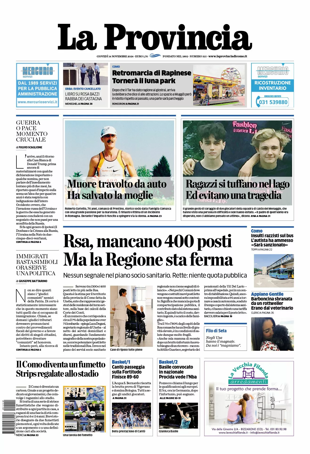 Prima-pagina-la-provincia-oggi-oggi-edizione-del-2024-11-14