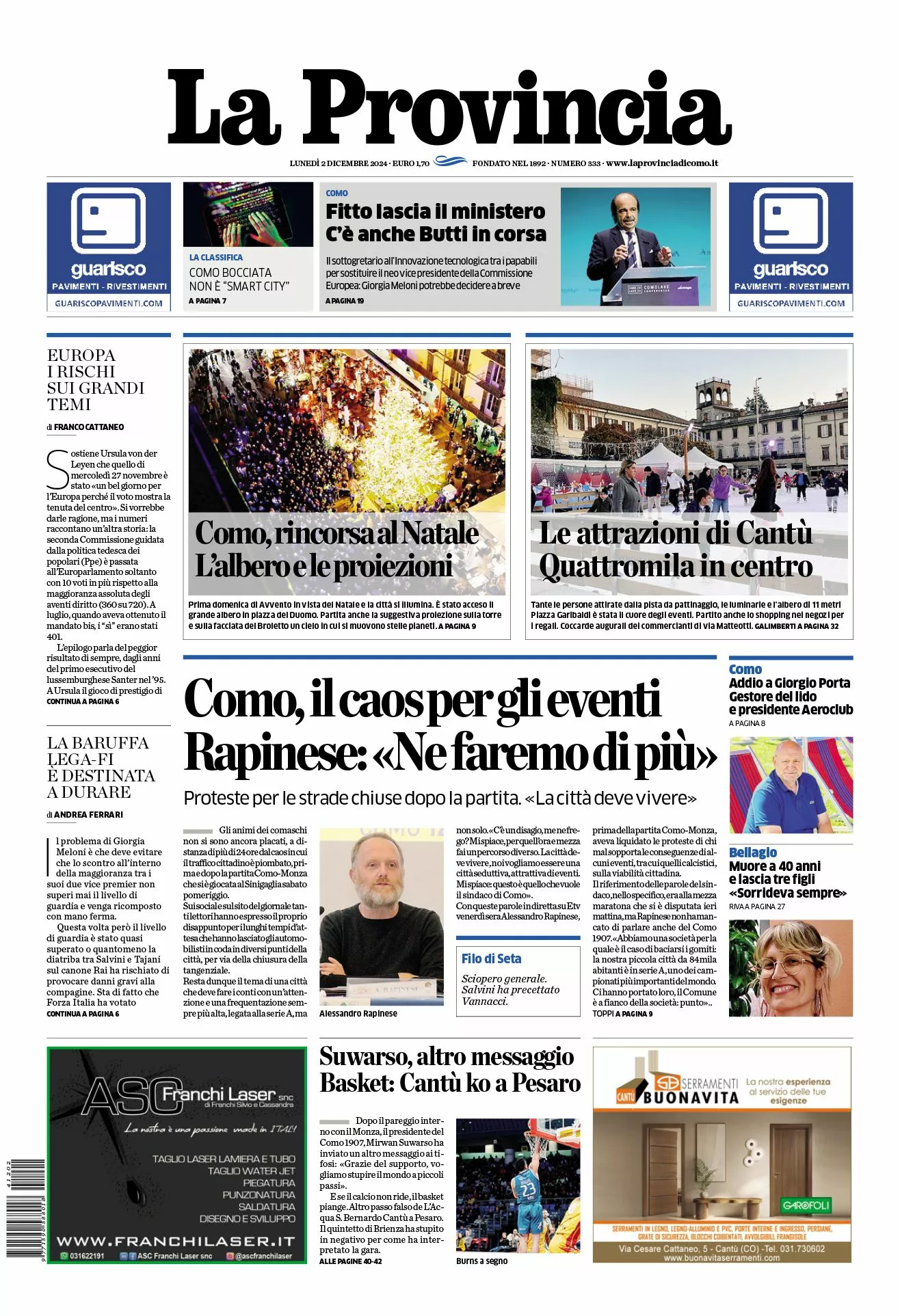 Prima-pagina-la-provincia-oggi-oggi-edizione-del-2024-12-02