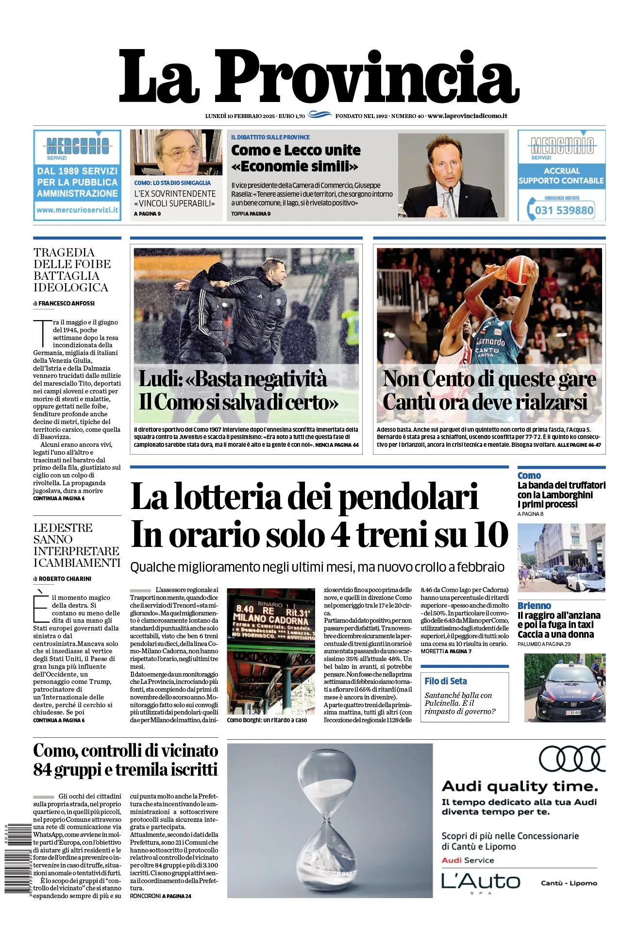 Prima-pagina-la-provincia-oggi-oggi-edizione-del-2025-02-10