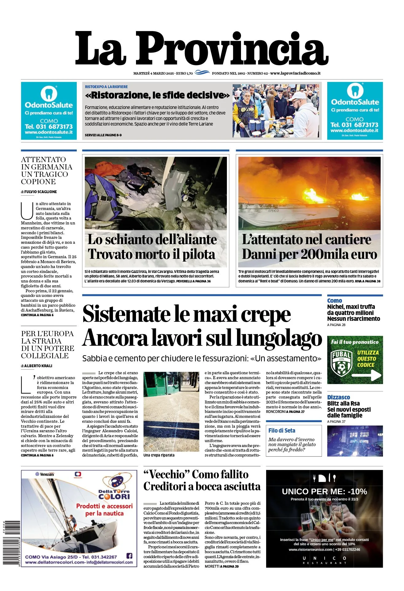 Prima-pagina-la-provincia-oggi-oggi-edizione-del-2025-03-04