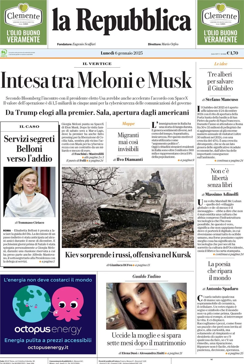 prima_pagina_la_repubblica06-01-2025