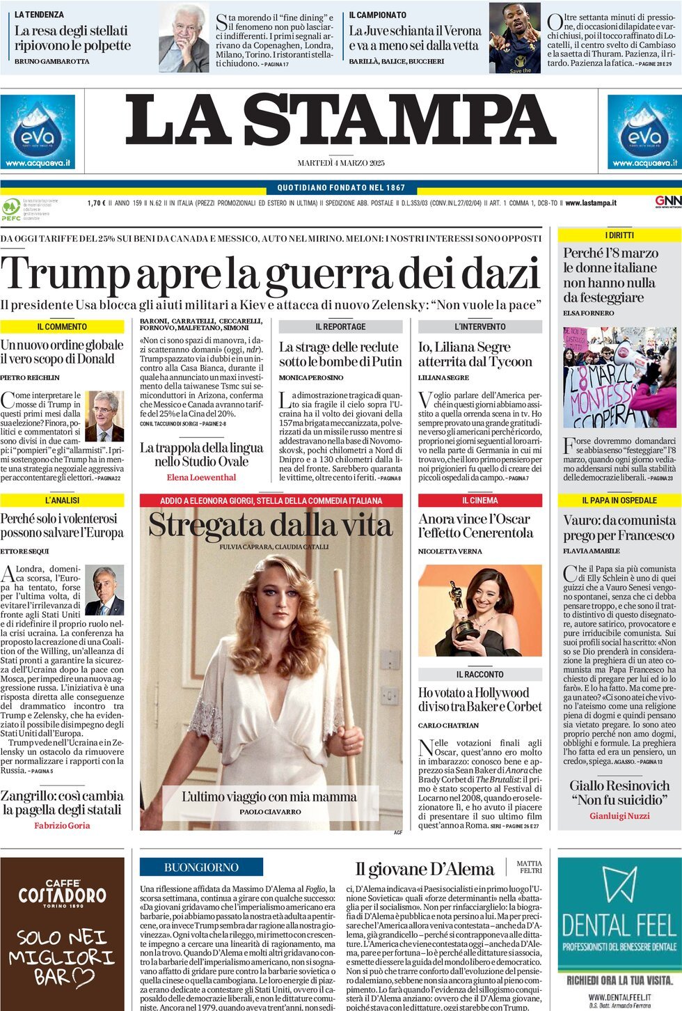 Prima-pagina-la-stampa-edizione-di-oggi-04-03-2025