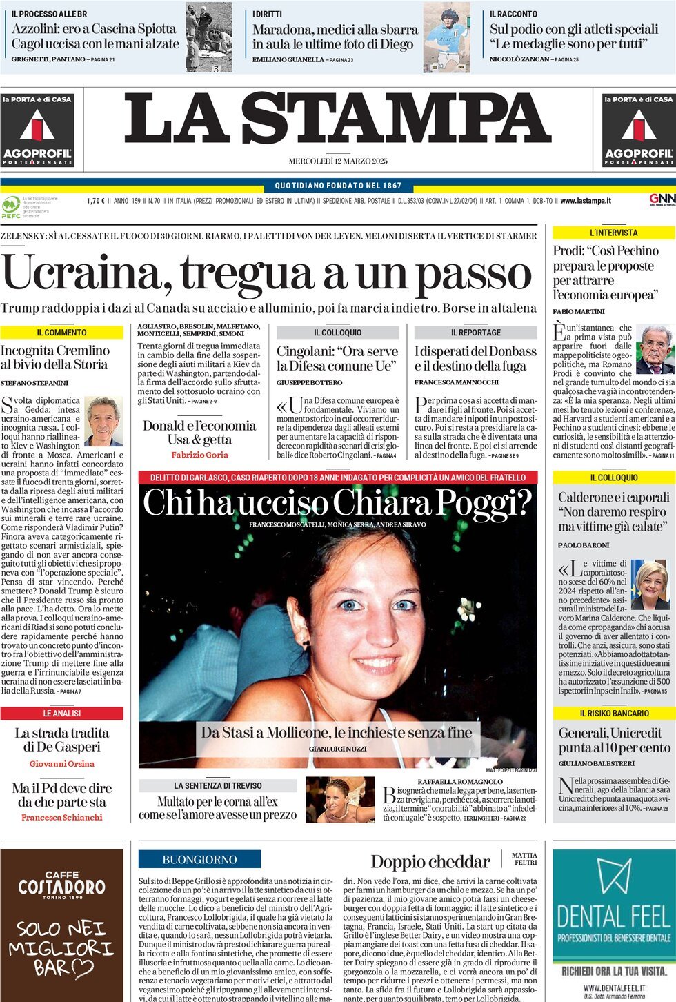 Prima-pagina-la-stampa-edizione-di-oggi-12-03-2025