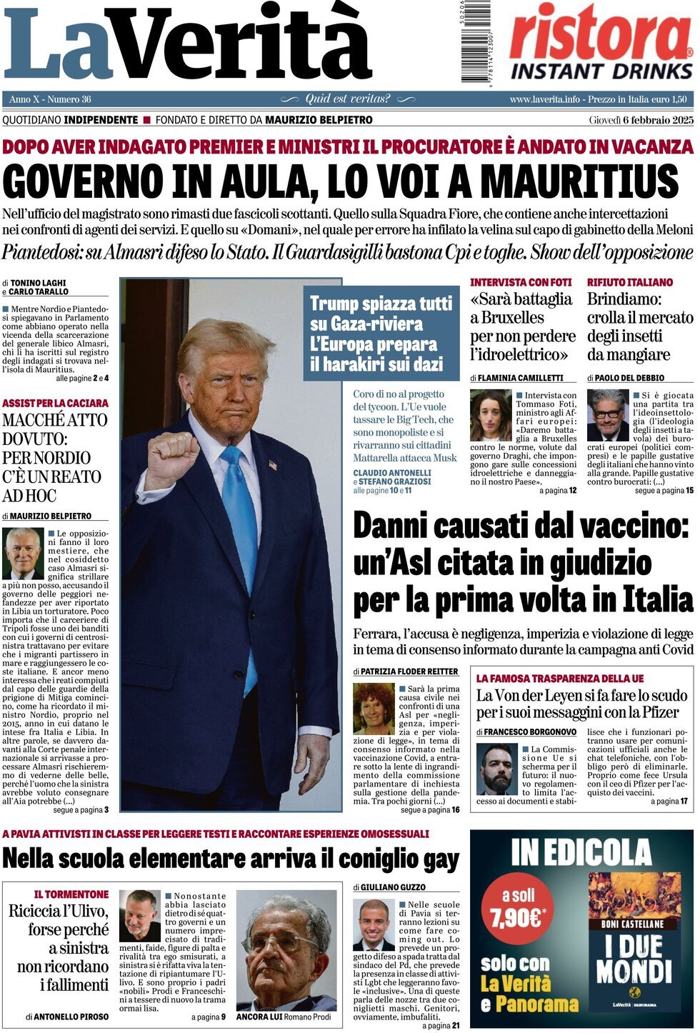 Prima-pagina-la-verita-edizione-di-oggi-06-02-2025