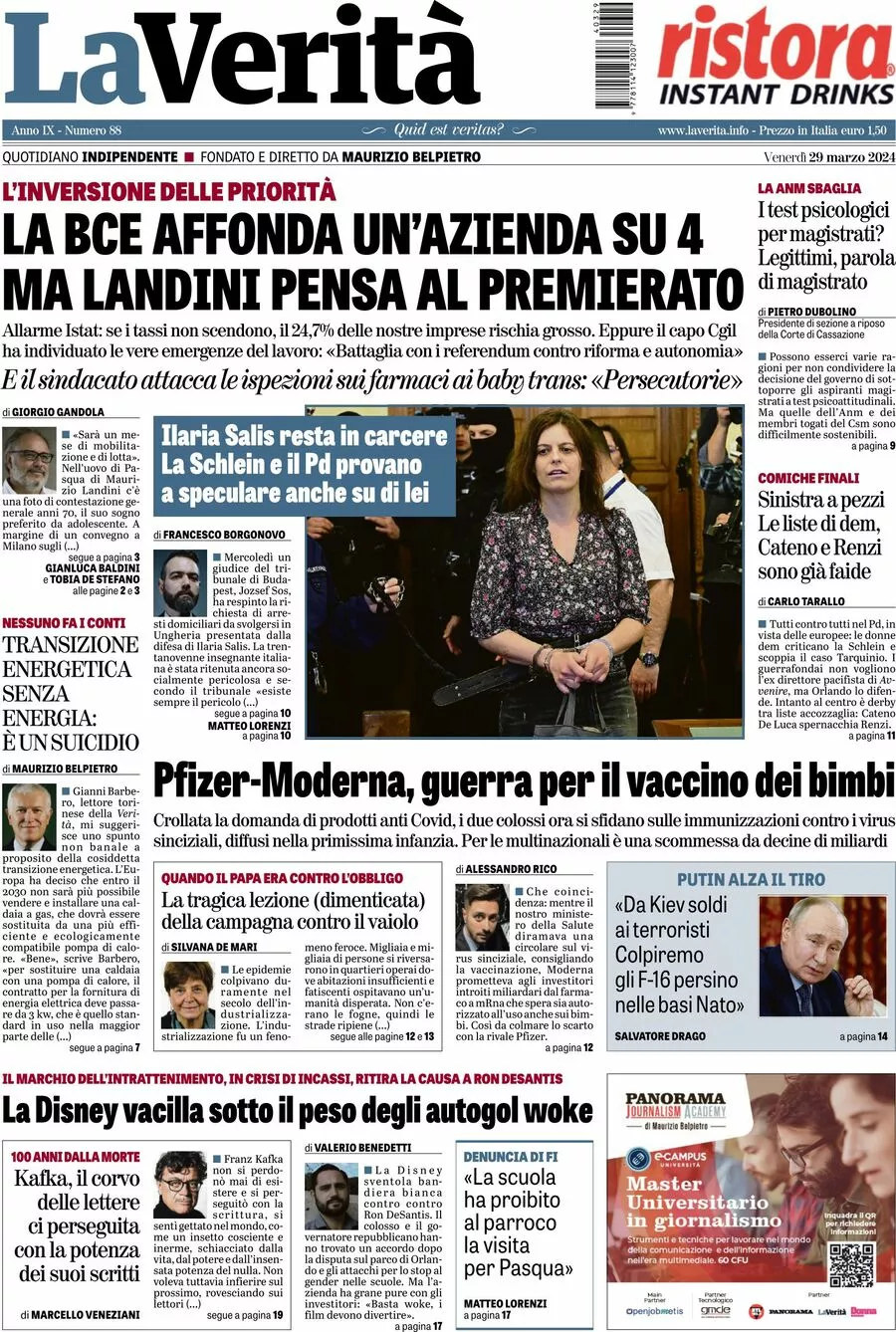 Prima-pagina-la-verita-edizione-di-oggi-29-03-2024