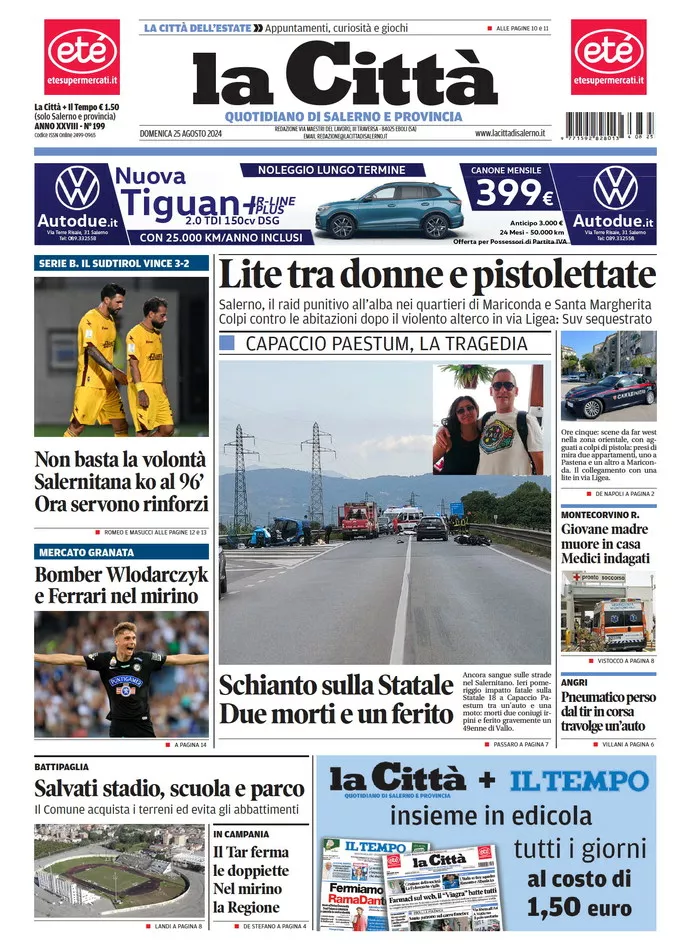 Prima-pagina-lacitta-del-2024-08-25