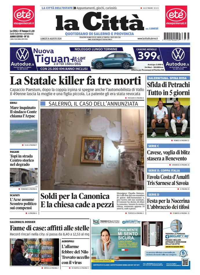 Prima-pagina-lacitta-del-2024-08-26