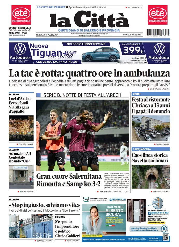 Prima-pagina-lacitta-del-2024-08-28