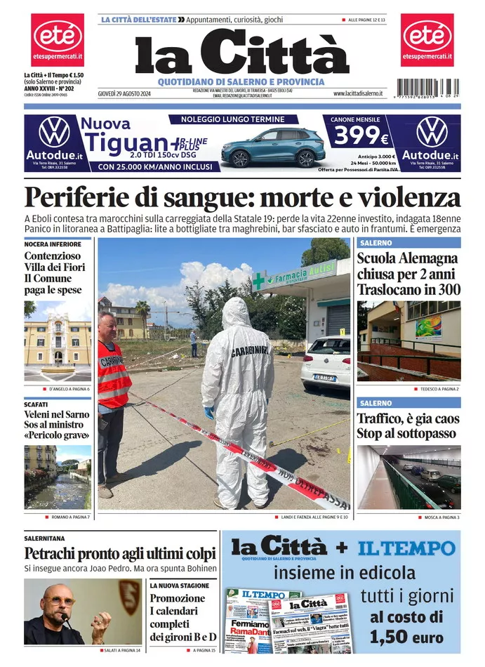 Prima-pagina-lacitta-del-2024-08-29