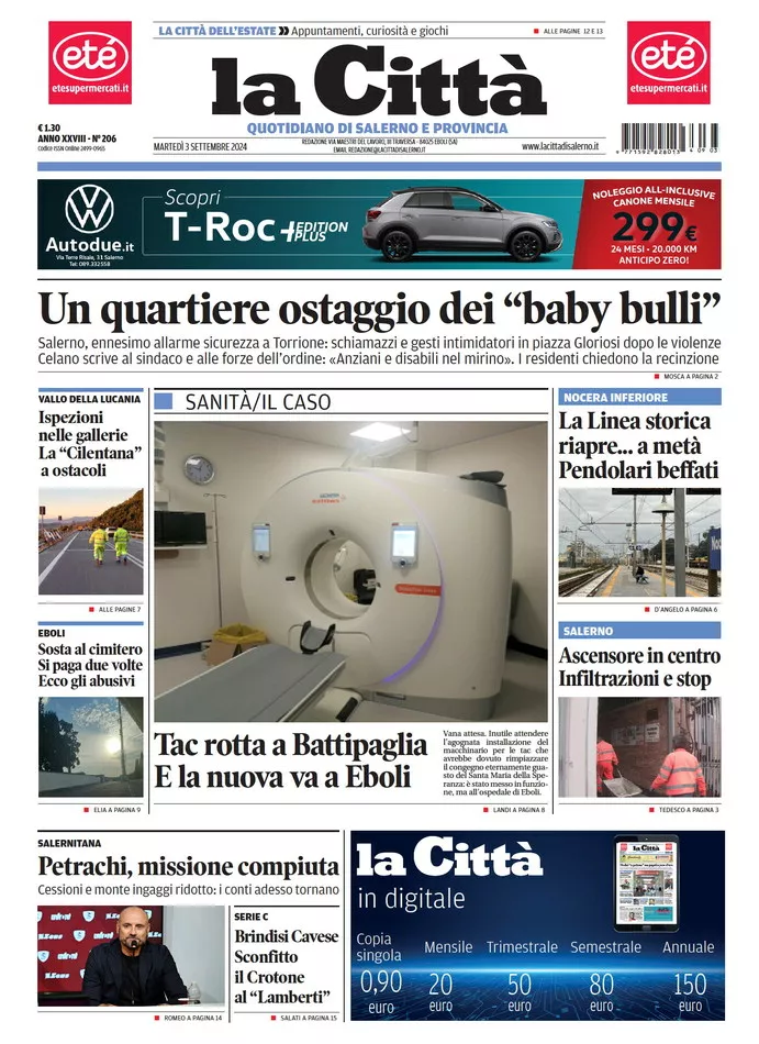 Prima-pagina-lacitta-del-2024-09-03