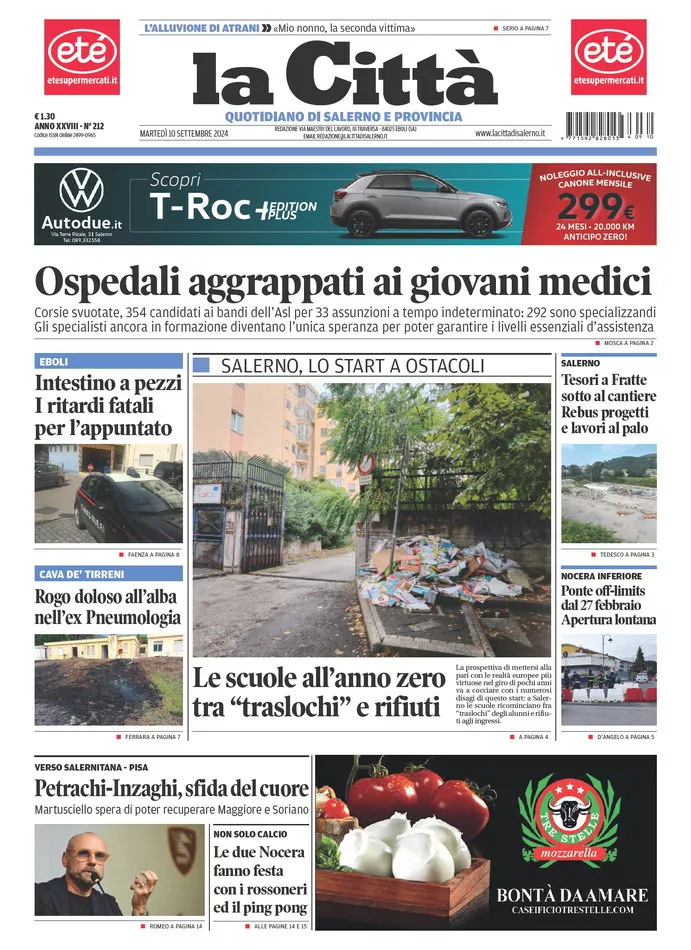 Prima-pagina-lacitta-del-2024-09-10