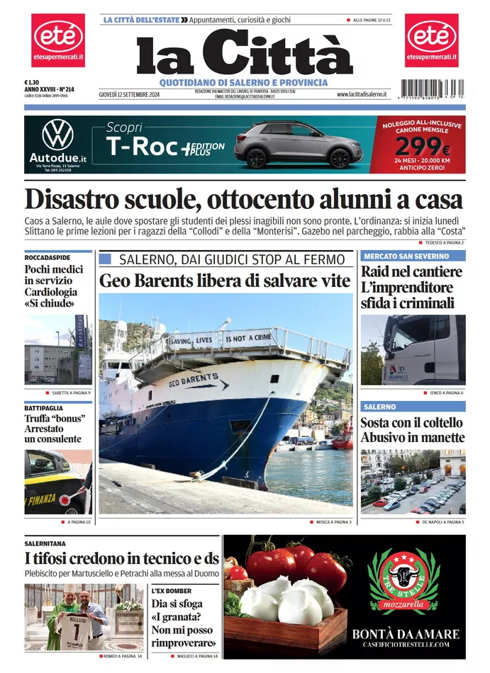 Prima-pagina-lacitta-del-2024-09-12