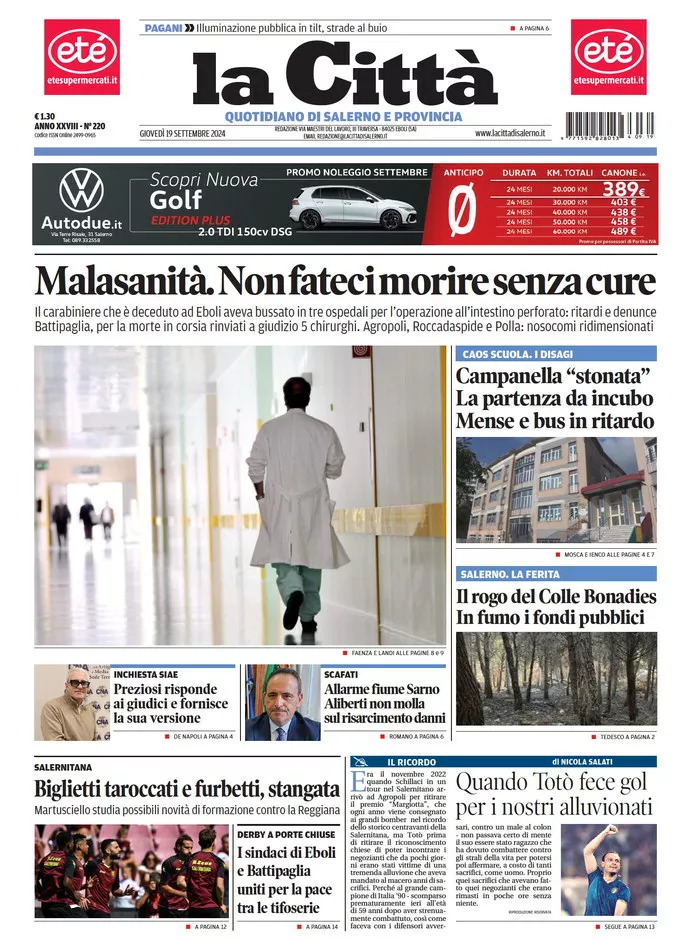 Prima-pagina-lacitta-del-2024-09-19