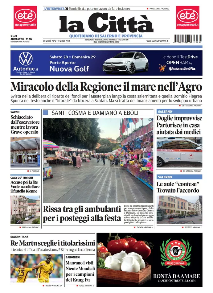 Prima-pagina-lacitta-del-2024-09-27