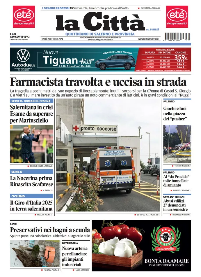 Prima-pagina-lacitta-del-2024-10-28