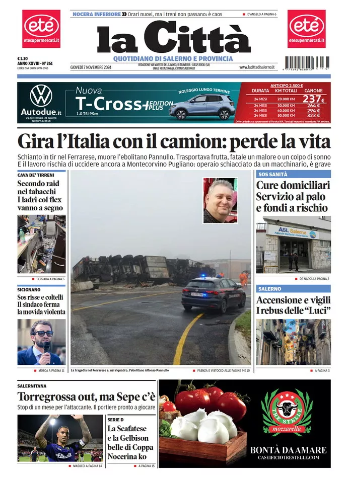 Prima-pagina-lacitta-del-2024-11-07