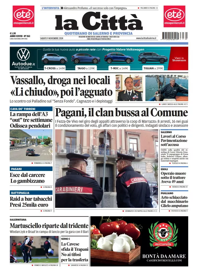 Prima-pagina-lacitta-del-2024-11-09