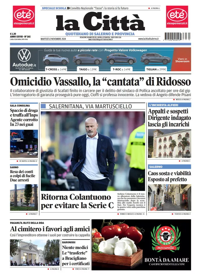 Prima-pagina-lacitta-del-2024-11-12