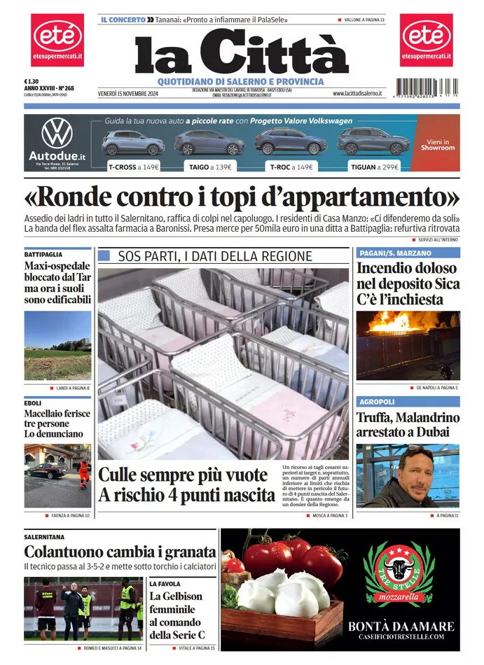 Prima-pagina-lacitta-del-2024-11-15