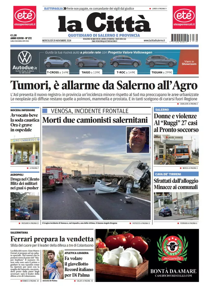 Prima-pagina-lacitta-del-2024-11-20