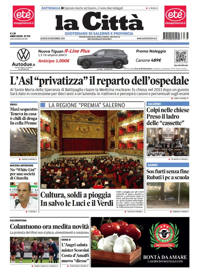 Prima-pagina-lacitta-del-2024-11-28