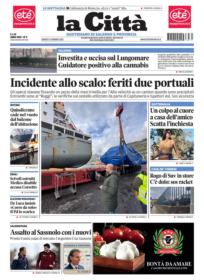 Prima-pagina-lacitta-del-2025-01-11